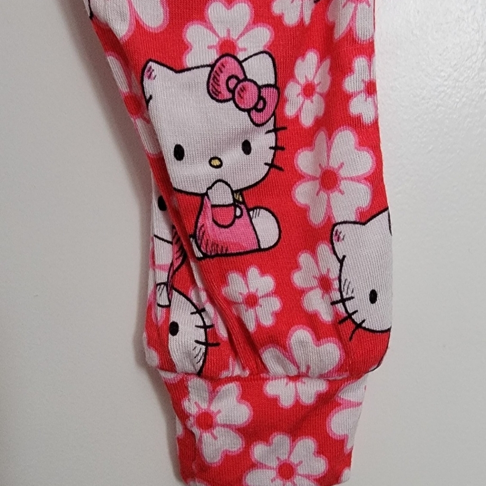 Hello Kitty Red Kids One Piece Pajama - Picture 3 of 7